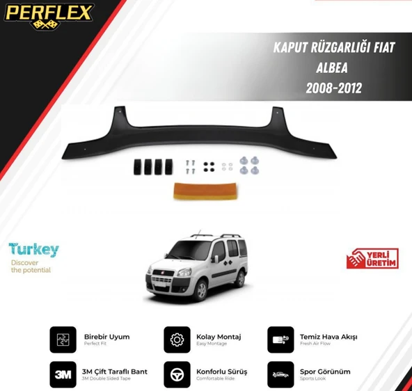 KAPUT RÜZGARLIĞI FIAT ALBEA 2008-2012