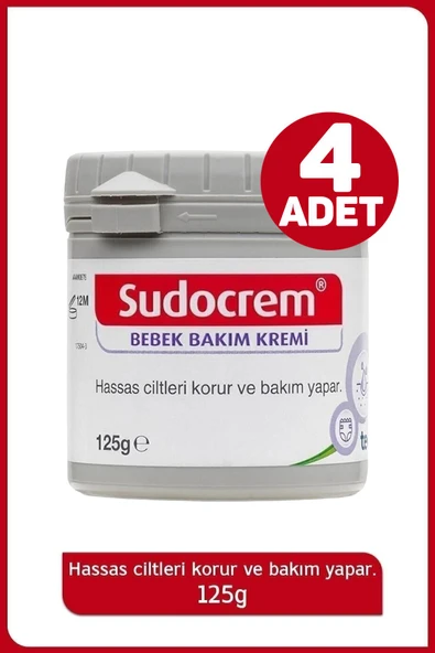 Sudocrem Bebek Bakım Kremi 125 gr - Teva 4 Adet
