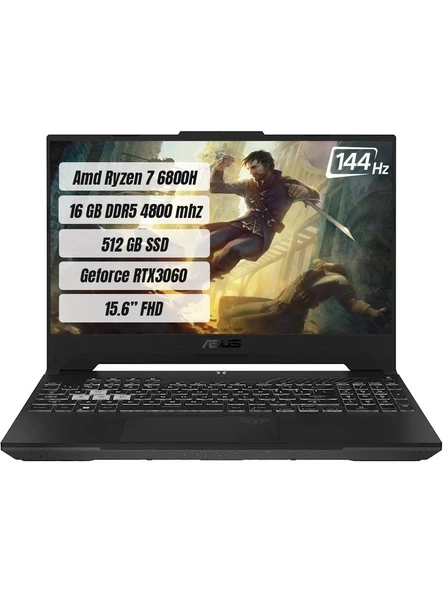 ASUS FA507RM-HN052 A15 / AMD R7-6800 / 16GB / 512GB / 6GB RTX3060 / 15.6" / FREEDOS