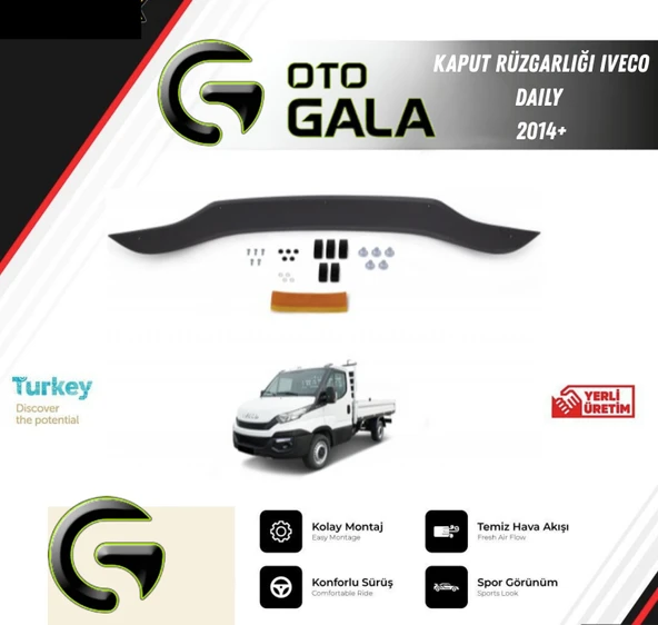 KAPUT RÜZGARLIĞI IVECO DAILY 2014+