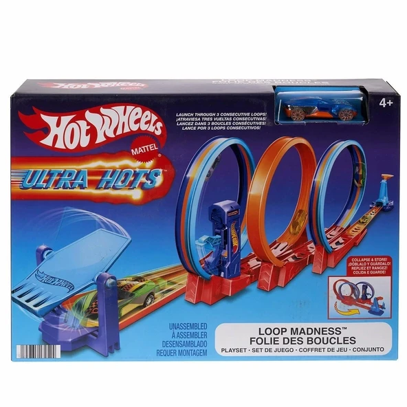 Hpx93 Hot Wheels Ultra Hots Çılgın Çember Yarışı Seti