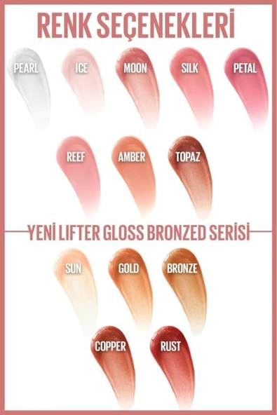 Maybelline New York Lifter Gloss Nemlendirici Dudak Parlatıcısı - 004 Silk 3600531609726 - 7