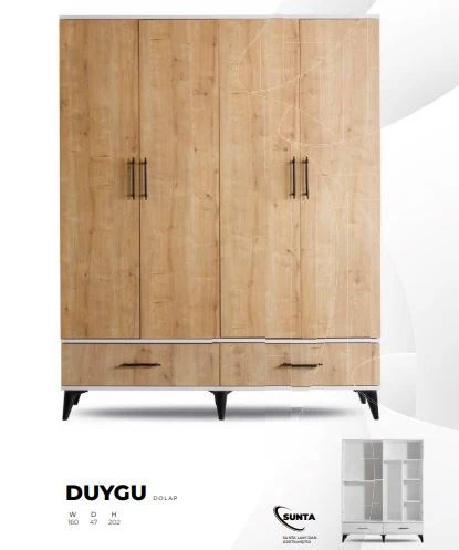 DUYGU 4 KAPAKLI DOLAP