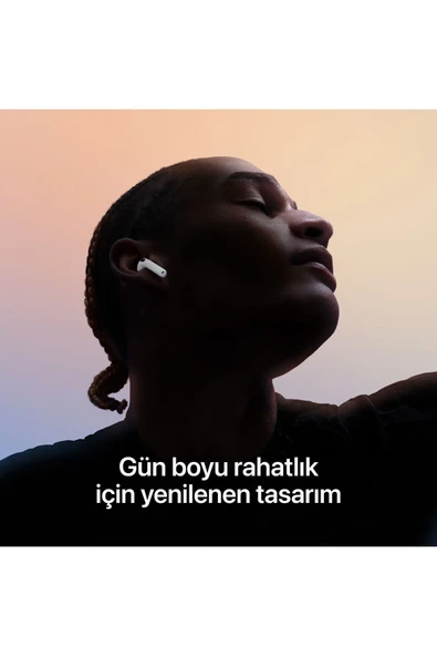 Apple  Aırpods 4. (ANC) Nesil Bluetooth Beyaz Kulaklık (Apple Türkiye Garantili) - 7