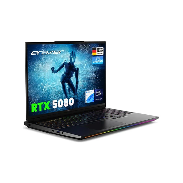 ERAZER Beast 16 X1 MD62733 Intel Ultra 9 275HX 32GB RAM 2TB SSD RTX5080 16" 300Hz QHD+ W11H Oyuncu Laptop - 2