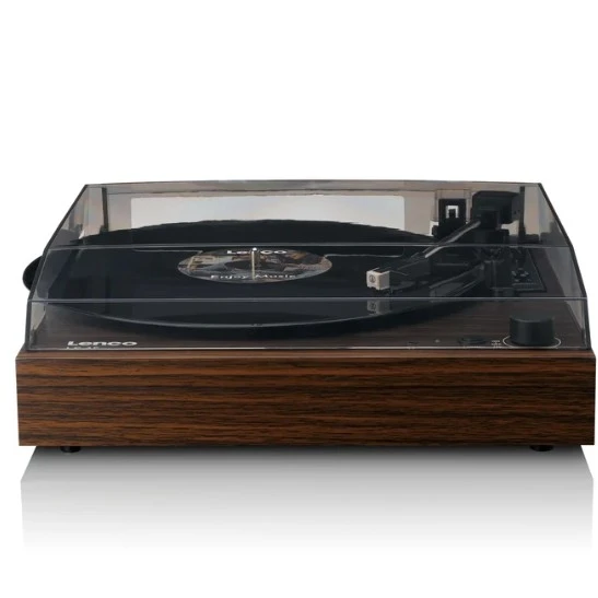 LENCO LS-15WD - Bluetooth'lu® pikap, iki dahili hoparlör ve AT3600L kartuşu - Ahşap rengi - 2