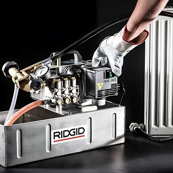 Rıdgıd 19021  Model 1460-E  25 Bar Elektrikli Tesisat Basınç Test Pompası - 3