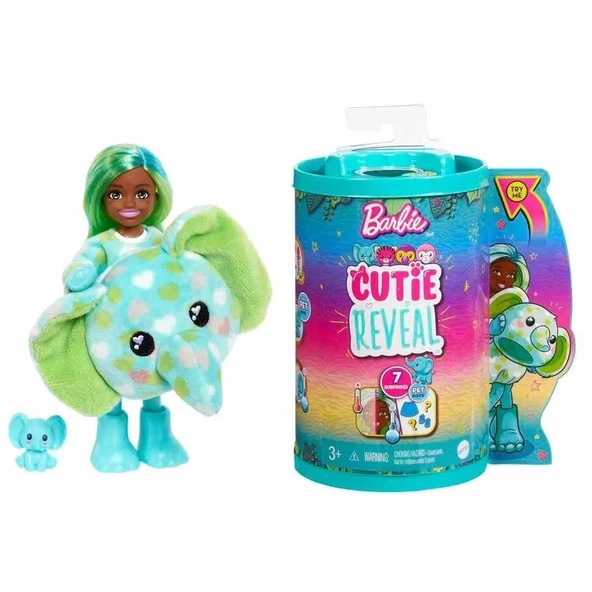 Hkr12 Cutie Reveal Bebekler Chelsea Tropikal Orman Serisi - 4