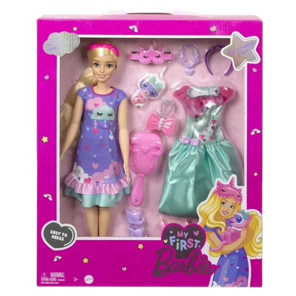 Hmm66 My First Barbie - İlk Barbie Bebeğim - Delüks Bebek