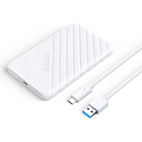 Orıco Type-C 6gbps Usb3.1 Gen1 2.5” Inch Sata SSD Hard Disk Kutusu Beyaz