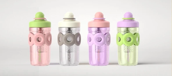 Shotay Bubbl Su Matarası Tritan Beyaz 650Ml - 4