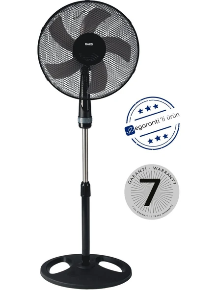 Raks SF16TRIO 55W 3 Fonksiyonlu Ayaklı, Duvar ve Masa Vantilatörü