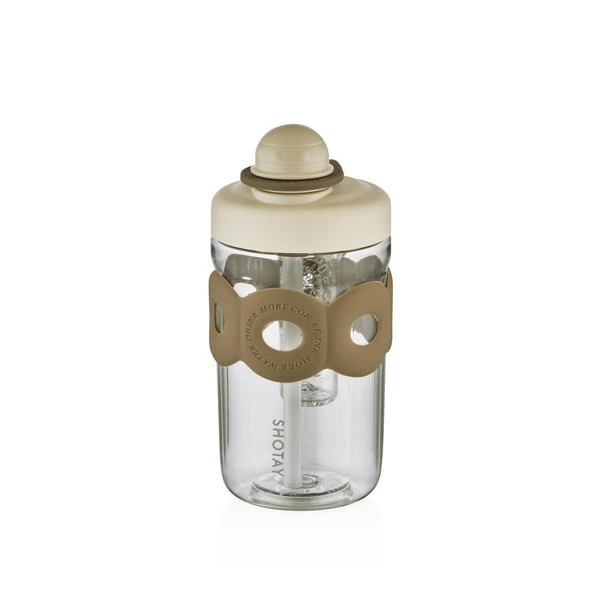 Shotay Bubbl Su Matarası Tritan Beyaz 650Ml - 1