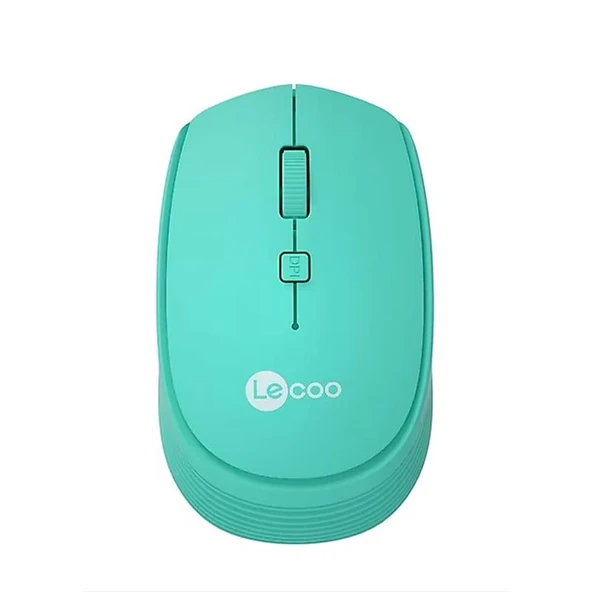 Lecoo WS202 Kablosuz 1200DPI 4 Tuşlu Optik Mouse Turkuaz