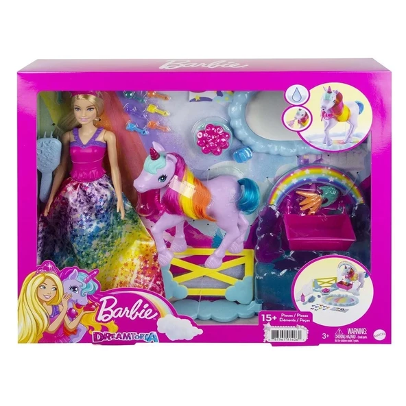 Gtg01 Barbie, Bebek Ve Tek Boynuzlu At, Dreamtopia Hayaller Ülkesi