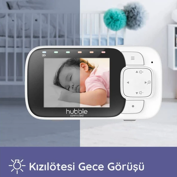 Hubble HBL10 2.8 Dijital Ekranlı Bebek Kamerası - 5