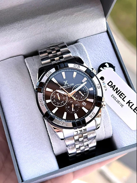 Daniel Klein Çelik Kordon İç Fonksiyonları Aktif 3 Atm Suya Dayanıklı Erkek Kol Saati EDK.1.14007.2 - 6