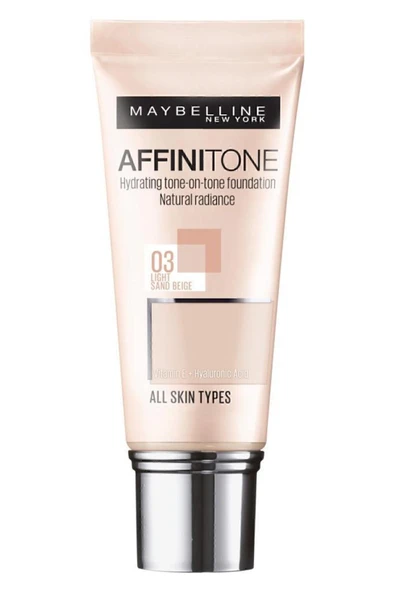 Maybelline New York Nemlendirme Etkili Fondöten - Affinitone Foundation No: 03 3600530427451 - 2