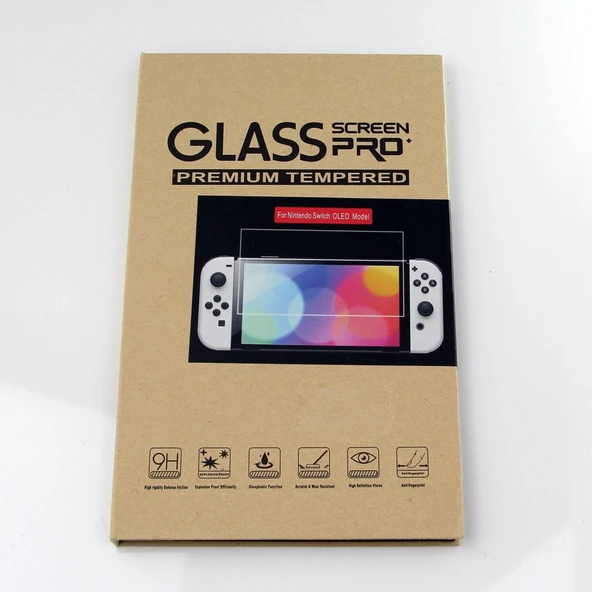 Nintendo Switch OLED Ekran Koruyucu Temperli Cam Filmi - 6