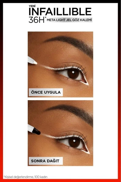 L'Oreal Paris Infaillible Meta Light Jel Göz Kalemi - Polar White 3600524104832 - 5