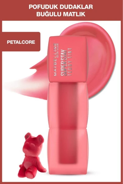 Maybelline New York Maybelline Super Stay Teddy Tint Uzun Süre Kalıcı Likit Mat Tint 40 Petalcore 30146785