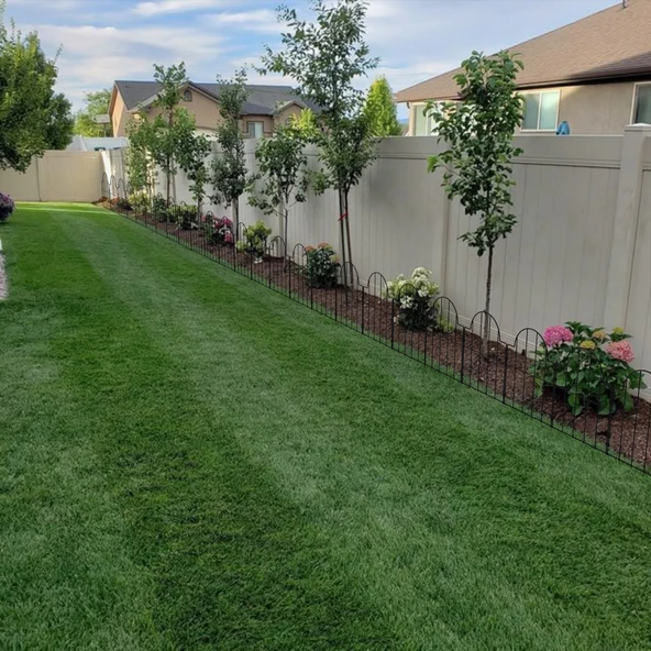 BAHÇE ÇİTİ 10'LU SET 330CM MODEL - 2 SİYAH - 5