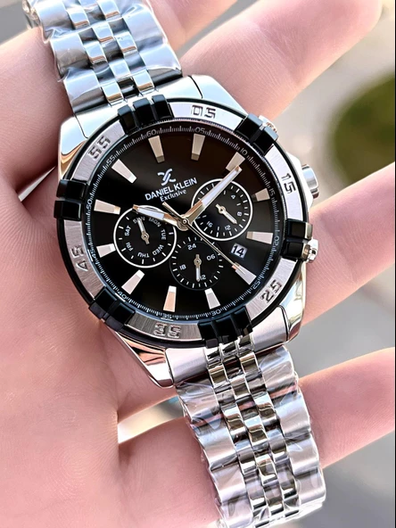 Daniel Klein Çelik Kordon İç Fonksiyonları Aktif 3 Atm Suya Dayanıklı Erkek Kol Saati EDK.1.14007.2 - 4