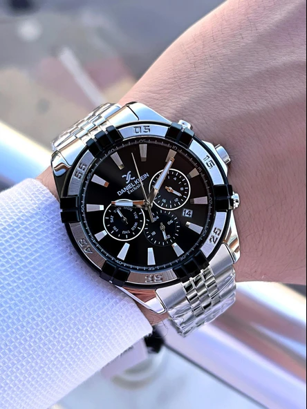 Daniel Klein Çelik Kordon İç Fonksiyonları Aktif 3 Atm Suya Dayanıklı Erkek Kol Saati EDK.1.14007.1 - Resim 2