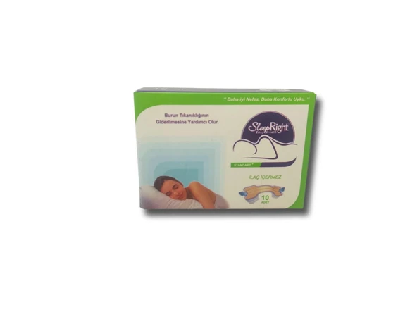 SLEEP RİGHT STANDART BURUN BANDI 10'LU