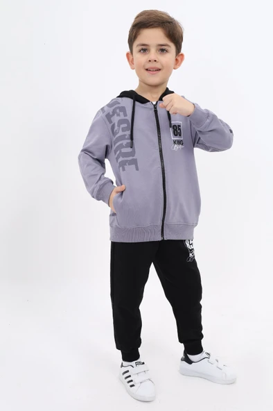 Toontoy Erkek Çocuk Baskılı Eşofman Takım - 2