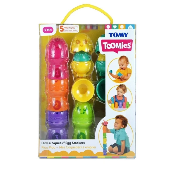 73083 Tomy - Saklambaçlı Yumurta Kule Seti 6-36 Ay