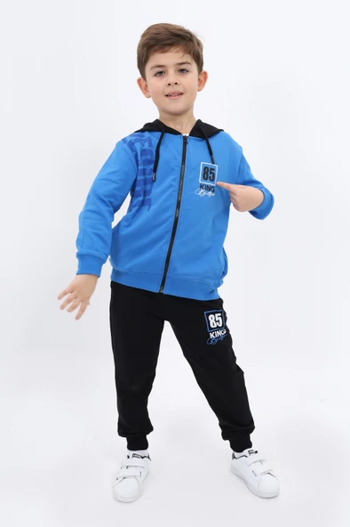 Toontoy Erkek Çocuk Baskılı Eşofman Takım - 7