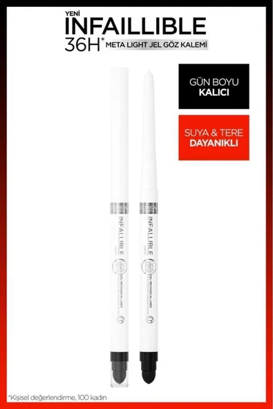 L'Oreal Paris Infaillible Meta Light Jel Göz Kalemi - Polar White 3600524104832