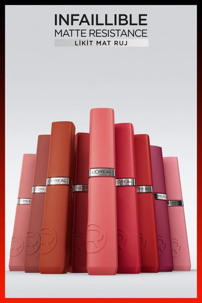 L'Oreal Paris Infaillible Matte Resistance Likit Mat Ruj - 500 Wine Not? 30144491 - 8