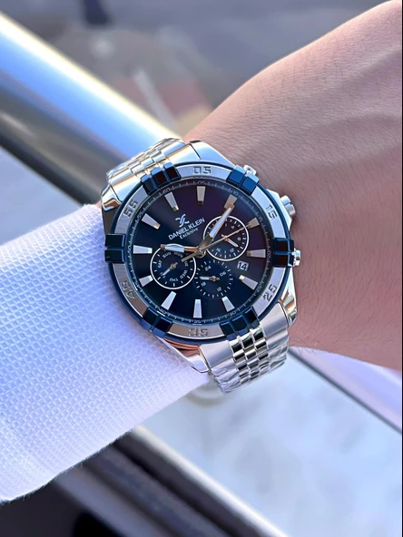 Daniel Klein Çelik Kordon İç Fonksiyonları Aktif 3 Atm Suya Dayanıklı Erkek Kol Saati EDK.1.14007.2 - Resim 2