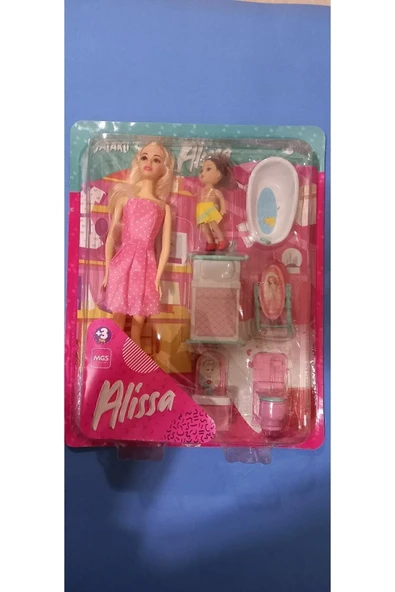 Mgs Oyuncak Alissa Yataklı Banyo Seti