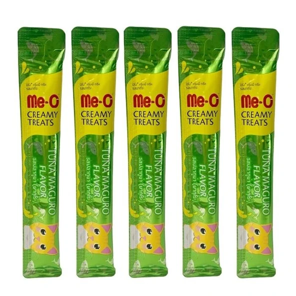 Me-O Ton Balıklı ve Maguro Balık Aromalı Kedi Ödül Maması 15 Gr*5ADET