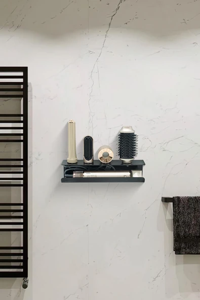 LuccaCosmetics Airwrap Pleksi Düzenleyici,  Airwrap Uyumlu Düzenleyici Saç Şekillendirici Standı Banyo Askısı - 7