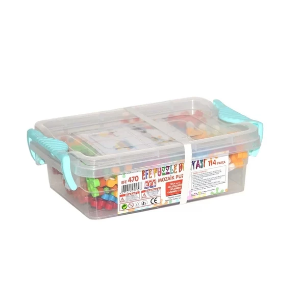 470 Mozaik Kutulu Puzzle Küçük (80pcs)