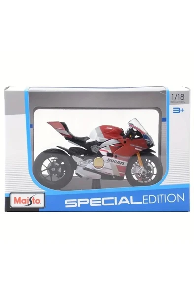 Ducati Panigale V4 S Corse 1:18 Ölçekli Döküm Motosiklet Modeli - 4