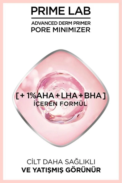 L'Oreal Paris Prime Lab Pore Minimizer Gözenek Küçültücü Aha Ve Bha Içeren Primer - Makyaj Bazı 3600524070113 - 3