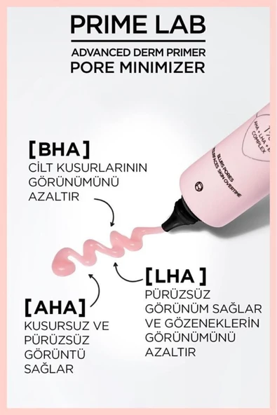 L'Oreal Paris Prime Lab Pore Minimizer Gözenek Küçültücü Aha Ve Bha Içeren Primer - Makyaj Bazı 3600524070113 - 4