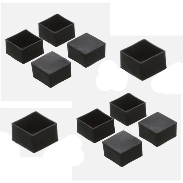 Adilon Tapa, Plastik Sandalye, Profil Tapası 40mm X 40mm Dış 10 Adet