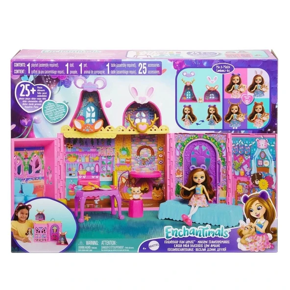 Hxl53 Enchantimals Ana Karakter Bebekler Evi