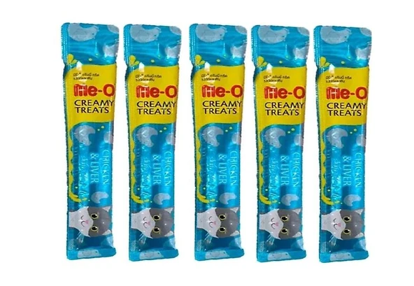 Me-O Tavuklu ve Ciğerli Kedi Likit Ödül Maması15 Gr*5 ADET