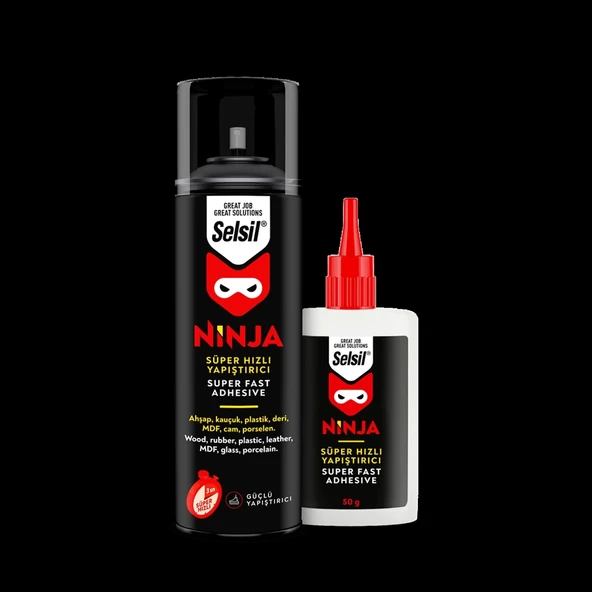 SELSİL Ninja Süper Hızlı Yapıştırıcı 200ml+50gr.