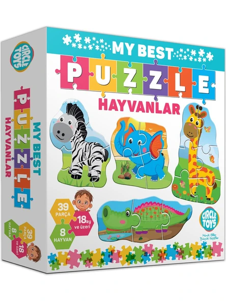 Circle Toys My Best Puzzle Hayvanlar
