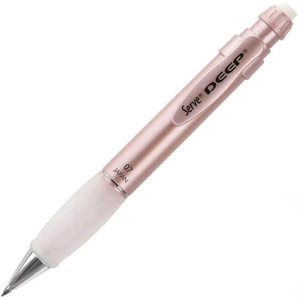 Serve Deep Mekanik Uçlu Kalem 0.7 mm Metalik Roze