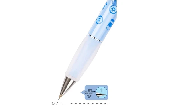 Serve Deep Versatil Kalem - Tatlı Serisi Kahve Donut Gök Mavi - 2