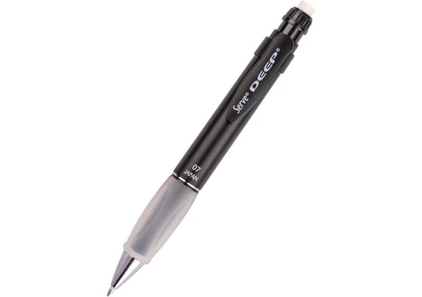 Serve Deep Mekanik Uçlu Kalem 0.7 mm Metalik Mr. Siyah